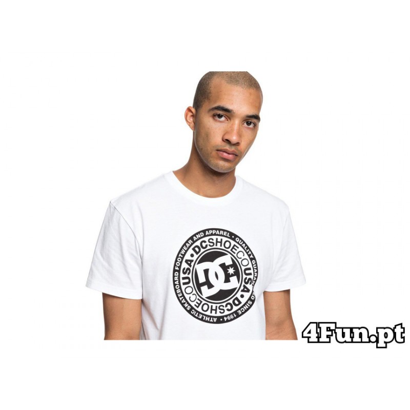 T-SHIRT DC SHOES CIRCLE STAR SS 2 BRANCO